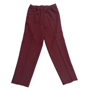 Bend Over Dress Women's Size 12WP Burgundy Elastic Waist Pants New With Tags